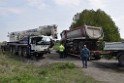 Schwerer VU LKW Zug Bergheim Kenten Koelnerstr P592